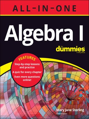cover image of Algebra I All-in-One For Dummies